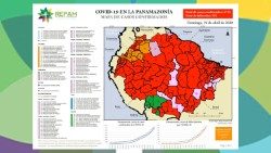 Mapa diário da Repam atualiza casos de Covid-19 na Região Pan-Amazônica