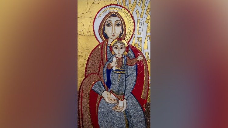 A imagem de Maria criada pelo Padre Rupnik