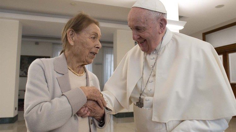 Papa Francisco com Bruck