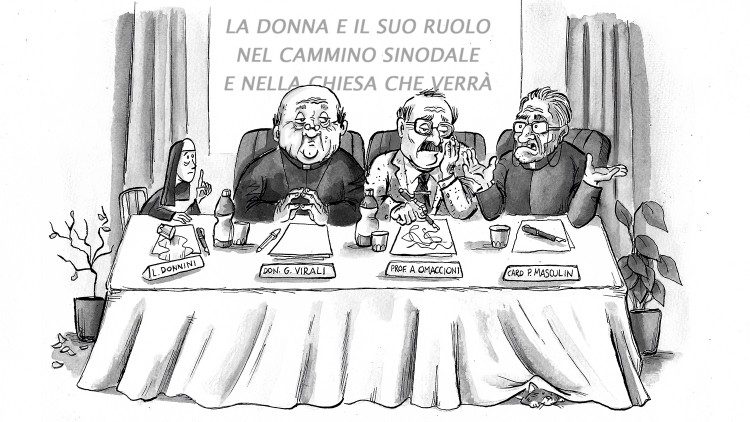 Palavra... às mulheres (ilustração de Cristiano Sagramola)