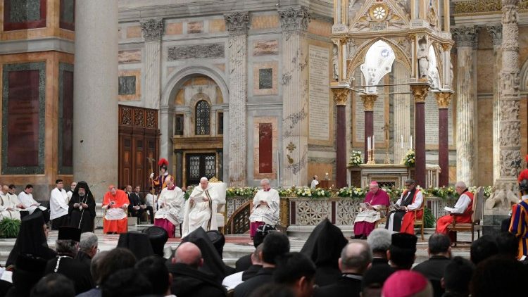 Celebração das Segundas Vésperas que conclui a Semana de Oração pela Unidade dos Cristãos no Hemisfério Norte