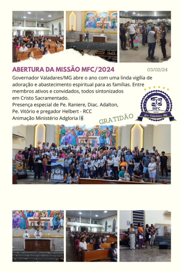 Abertura da Missão MFC 2024