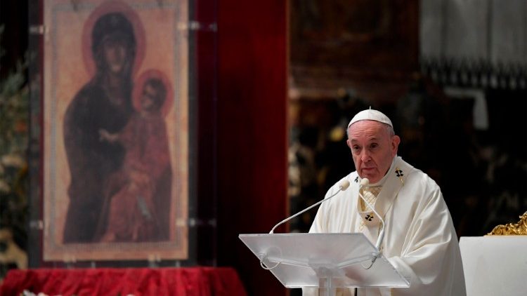 Papa Francisco e o ícone da Salus Populi Romani