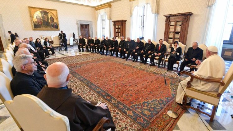 Encontro do Papa com os participantes da Assembleia Plenária da Pontifícia Comissão para a América Latina (CAL).  