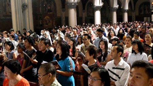 No “túnel da fraternidade”, em Jacarta, que liga a catedral à mesquita