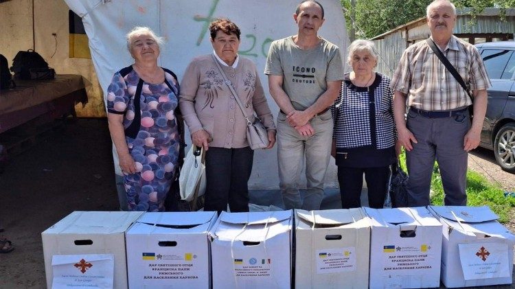As ajudas de Leão XIV entregues à população de Kharkiv