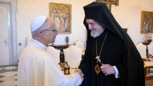 Papa Leão XIV recebe Delegação do Patriarcado Ecumênico de Constantinopla