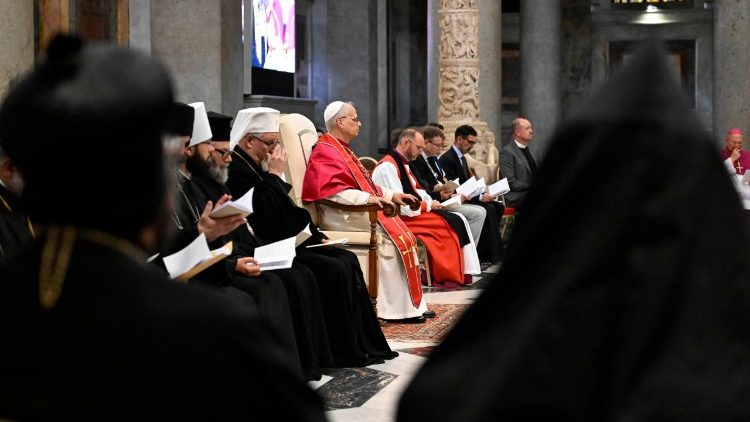A celebração foi realizada na Basílica de São Paulo Fora dos Muros, em Roma