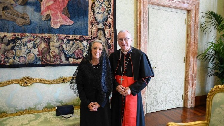A nova embaixadora de Portugal junto à Santa Sé também encontrou o cardeal Pietro Parolin