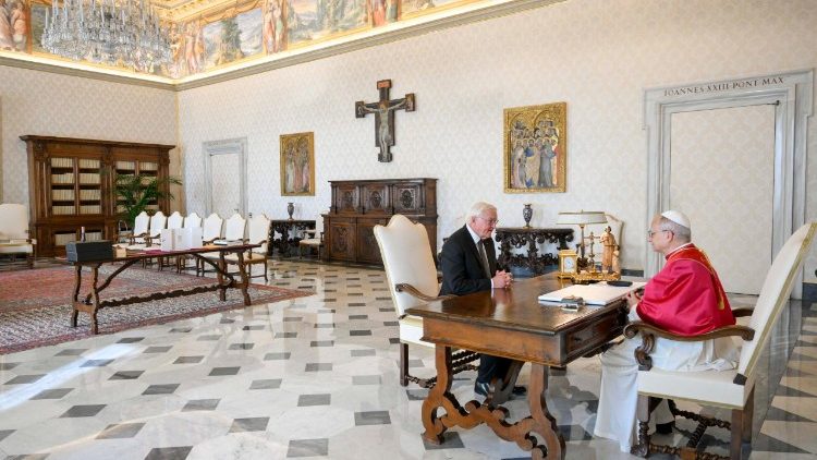 A conversa privada entre o Papa e o presidente alemão