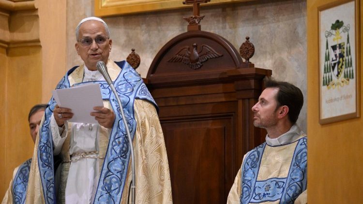 Leão XIV proferiu a homilia durante a celebração das vésperas