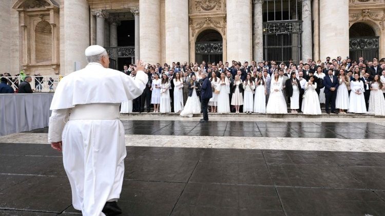 O Papa e os esposos