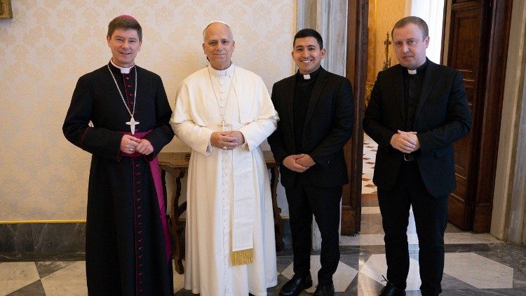 Encontro com o Papa Leão na manhã deste sábado