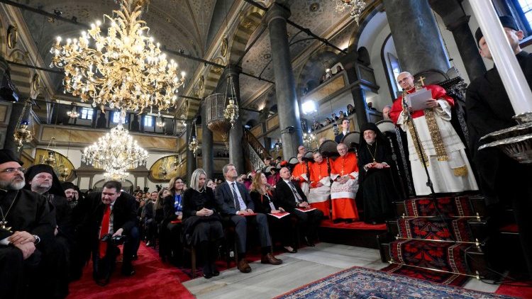 Papa Leão XIV profere seu discurso