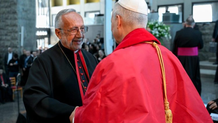 O encontro entre o Patriarca da Cilícia dos Armênios, Raphaël Bedros XXI Minassian, e Leão XIV